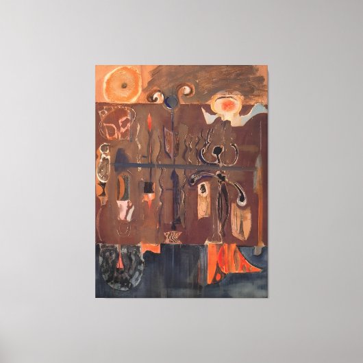 Toile l'œuvre d'art de Mark Rothko (Recto)