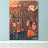 Toile l'œuvre d'art de Mark Rothko (Insitu (Plancher de Bois))