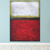 Toile l'œuvre d'art de Mark Rothko (Insitu (Plancher de Bois))