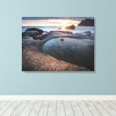 Toile Lofoten Islands Midnight Sun (Insitu (Plancher de Bois))