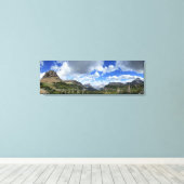 Toile Logan Pass Panorama - Parc national des Glaciers (Insitu (Plancher de Bois))