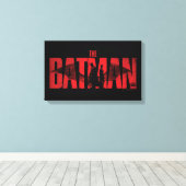 Toile Logo Batman & Catwoman (Insitu (Plancher de Bois))