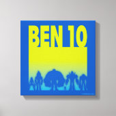 Toile Logo Ben 10 Alien Line (Recto)