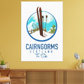 Toile Logo Cairngorms Écosse (Insitu(Salon))