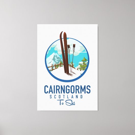Toile Logo Cairngorms Écosse (Recto)