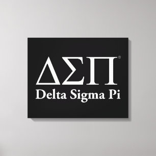 Toile Logo Classique Delta Sigma Pi