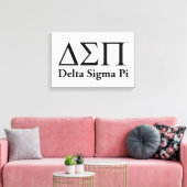 Toile Logo Classique Delta Sigma Pi (Insitu(Salon))