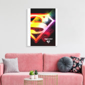Toile Logo couleur supergirl (Insitu(Salon))