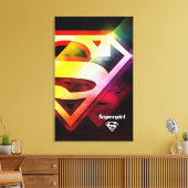 Toile Logo couleur supergirl (Insitu(Salon))