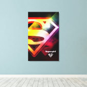 Toile Logo couleur supergirl (Insitu (Plancher de Bois))