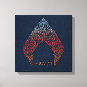 Toile Logo d'Aquaman Paisley Aquaman