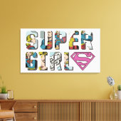 Toile Logo de bande dessinée Supergirl (Insitu(Salon))