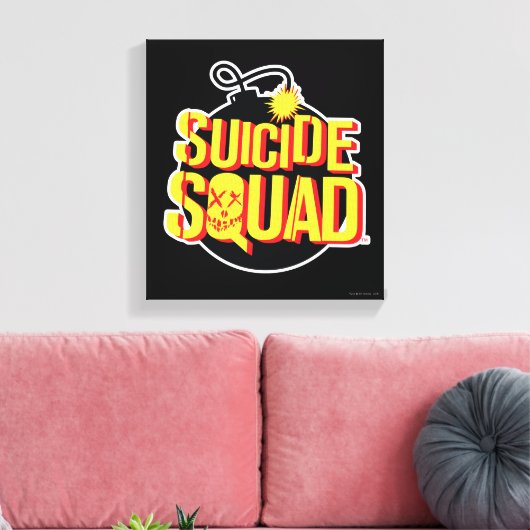 Toile Logo de bombe du peloton | de suicide (Insitu(Salon))