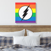 Toile Logo de Flash Rainbow (Insitu(Chambre))