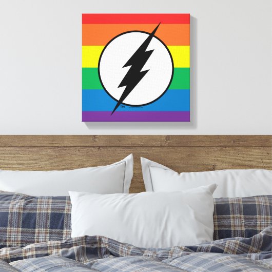 Toile Logo de Flash Rainbow (Insitu(Chambre))