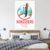 Toile Logo de Kongsberg Norway Ski (Insitu(Chambre))