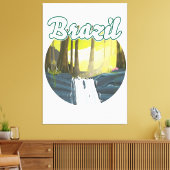 Toile Logo de la forêt tropicale Brésil (Insitu(Salon))