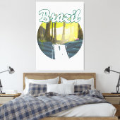 Toile Logo de la forêt tropicale Brésil (Insitu(Chambre))