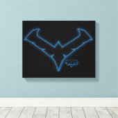 Toile Logo de nuit Gotham Knights (Insitu (Plancher de Bois))