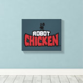 Toile Logo de Robot Chicken (Insitu (Plancher de Bois))
