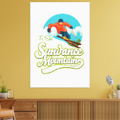 Toile Logo de ski Sundance Mountains (Insitu(Salon))