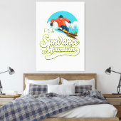 Toile Logo de ski Sundance Mountains (Insitu(Chambre))