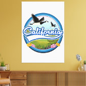 Toile logo de vacances de California Geese (Insitu(Salon))