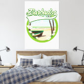 Toile logo de voyage à la Barbade (Insitu(Chambre))