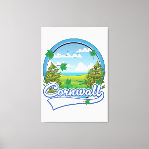 Toile Logo de voyage de Cornwall