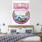 Toile Logo de voyage de Halifax Nouvelle-Écosse (Insitu(Chambre))