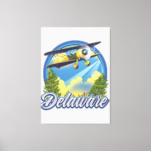 Toile Logo de voyage du Delaware