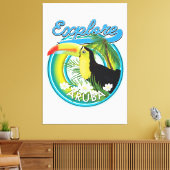 Toile Logo de voyage Explore Aruba (Insitu(Salon))