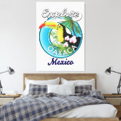 Toile Logo de voyage Oaxaca Mexique (Insitu(Chambre))
