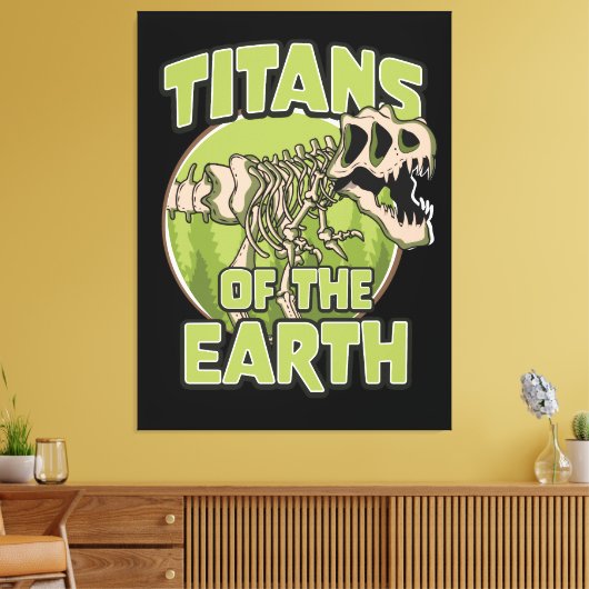 Toile logo des Titans de la Terre (Insitu(Salon))