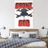 Toile logo Drone God (Insitu(Chambre))