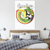Toile Logo Explorez l'Amérique centrale. (Insitu(Chambre))
