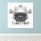 Toile Logo Flowstone Graphics Pixies (Insitu (Plancher de Bois))