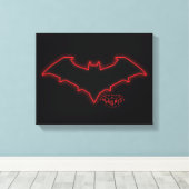 Toile Logo Gotham Knights Red Hood (Insitu (Plancher de Bois))