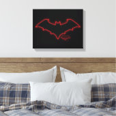 Toile Logo Gotham Knights Red Hood (Insitu(Chambre))
