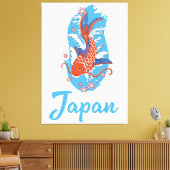 Toile Logo Japon Pêche (Insitu(Salon))