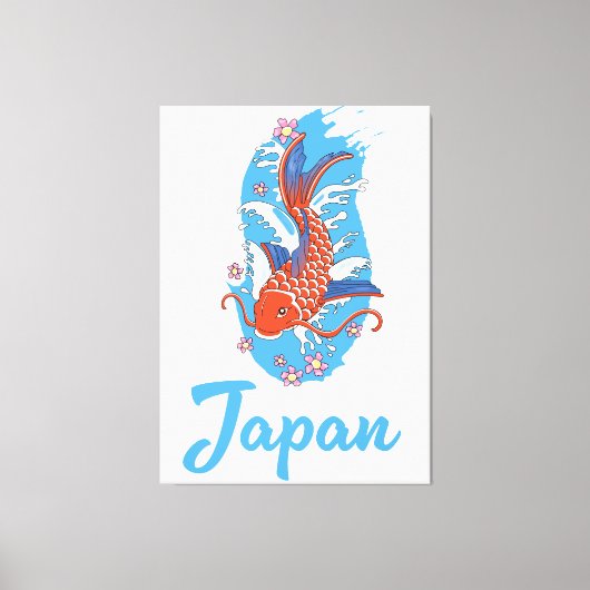 Toile Logo Japon Pêche (Recto)
