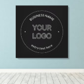 Toile Logo modifiable Remplacement et nom de l'entrepris (Insitu (Plancher de Bois))