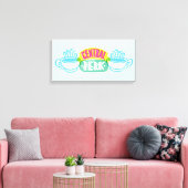Toile Logo Neon Central Perk (Insitu(Salon))