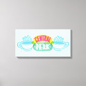 Toile Logo Neon Central Perk (Recto)