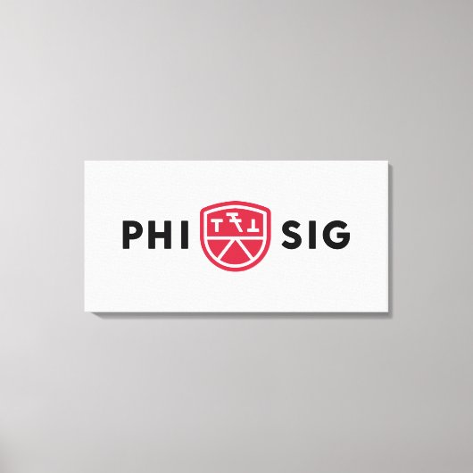 Toile Logo Phi Sigma Kappa (Recto)