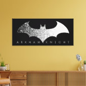 Toile Logo Pixel Batman Arkham Knight (Insitu(Salon))
