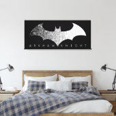 Toile Logo Pixel Batman Arkham Knight (Insitu(Chambre))