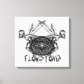 Toile Logo Pixies Graphiques Flowstone (Recto)