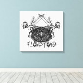 Toile Logo Pixies Graphiques Flowstone (Insitu (Plancher de Bois))