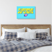 Toile Logo Pop Supergirl (Insitu(Chambre))